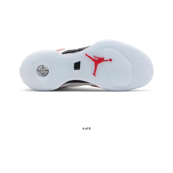 2021 Nike Air Jordan 36 'Psychic Energy' White/University Red/Black - Picture 3 of 5